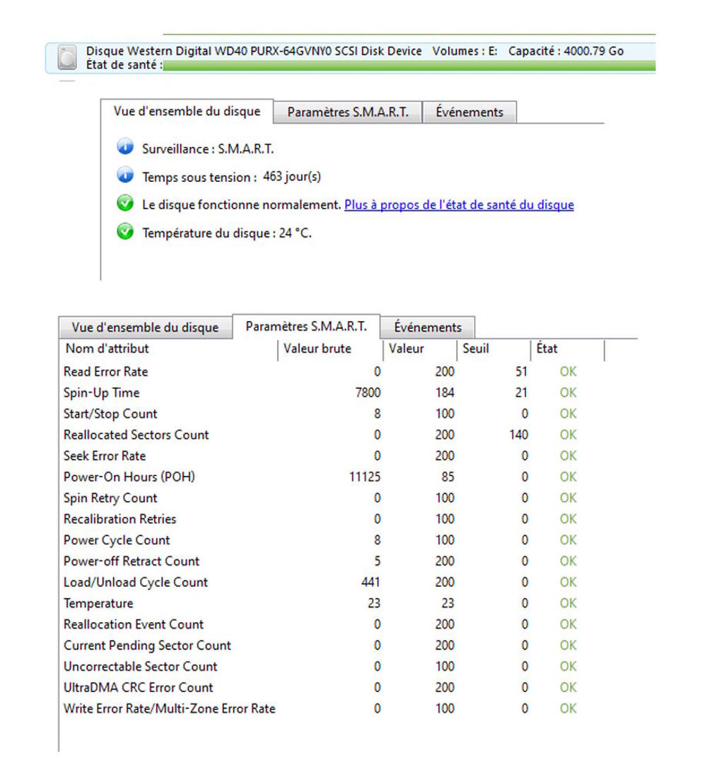 Disque dur HDD 4 To 3.5 pouces 4To Matériel informatique