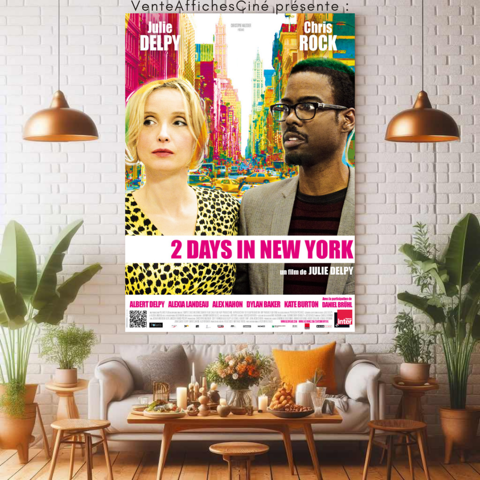 Affiche  2 Days In New York  / 120x160cm / Plie 0 Clamart (92)