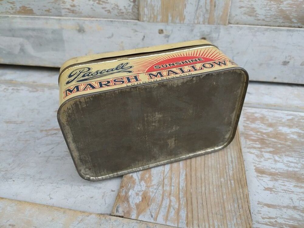 Boite T&ocirc;le Publicitaire Marsh Mallows Pascall Sunchine
