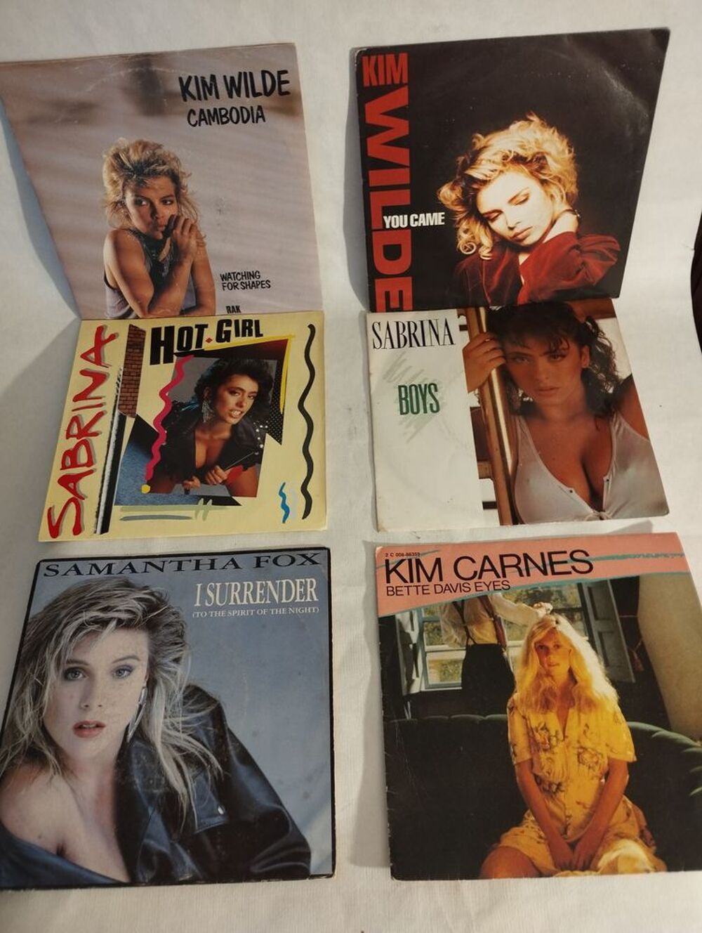 6 vinyles chanteuses anglo-saxonnes p&eacute;riode 70-80. CD et vinyles