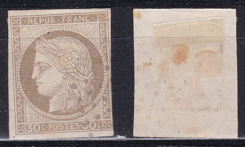 Timbres FRANCE Colonies Gnrales 1872-77 YT 20 6 Paris 1 (75)
