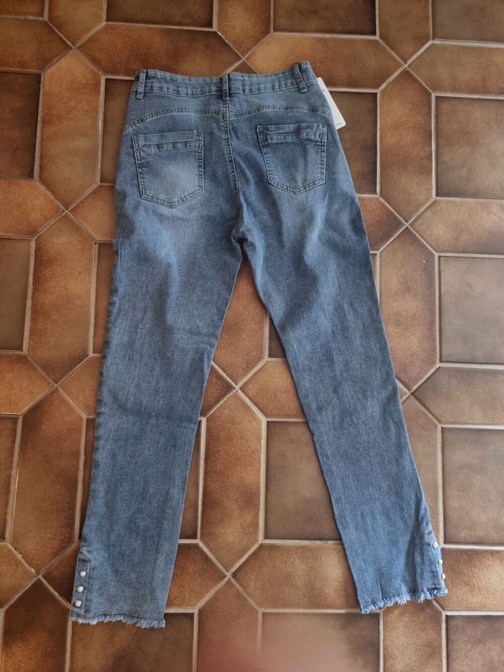 Jean bleu ciel pour femme taille M Vêtements