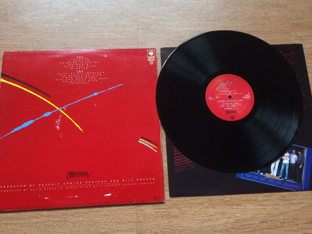 Vinyle SANTANA Zebop CD et vinyles