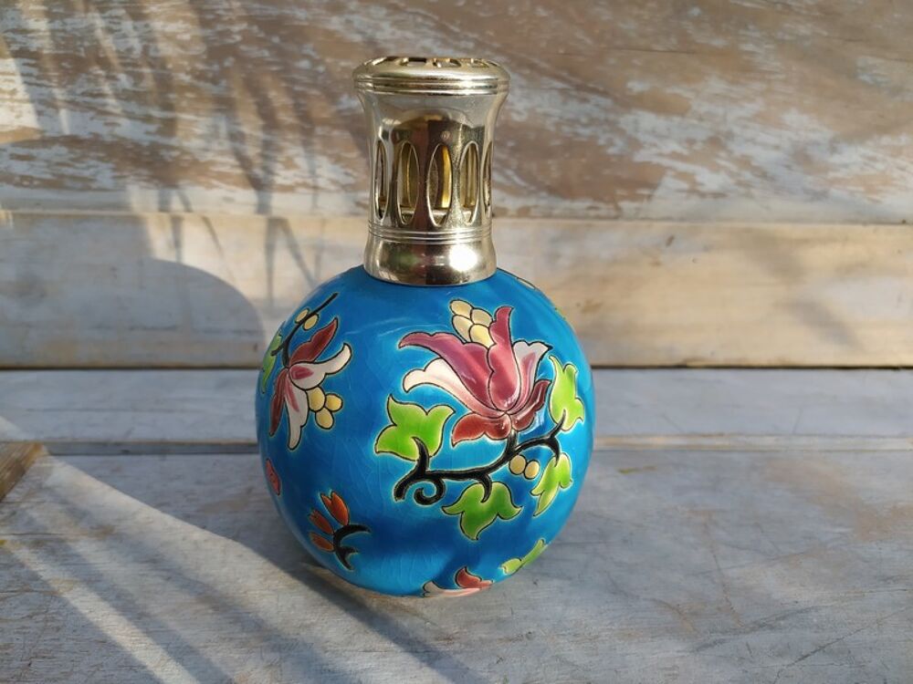 Ancienne Lampe Berger &Eacute;maux de Longwy 