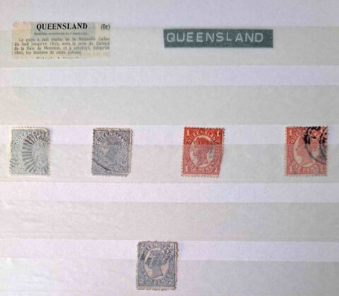 Série de timbres de collection du Queensland 10 Gap (05)