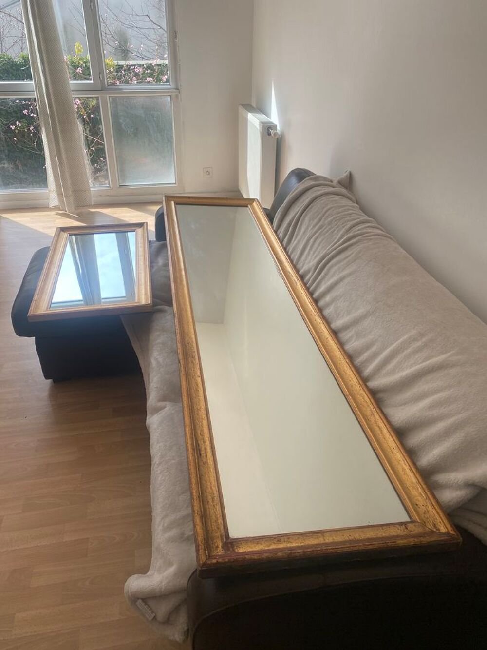 miroir en bois brute Meubles