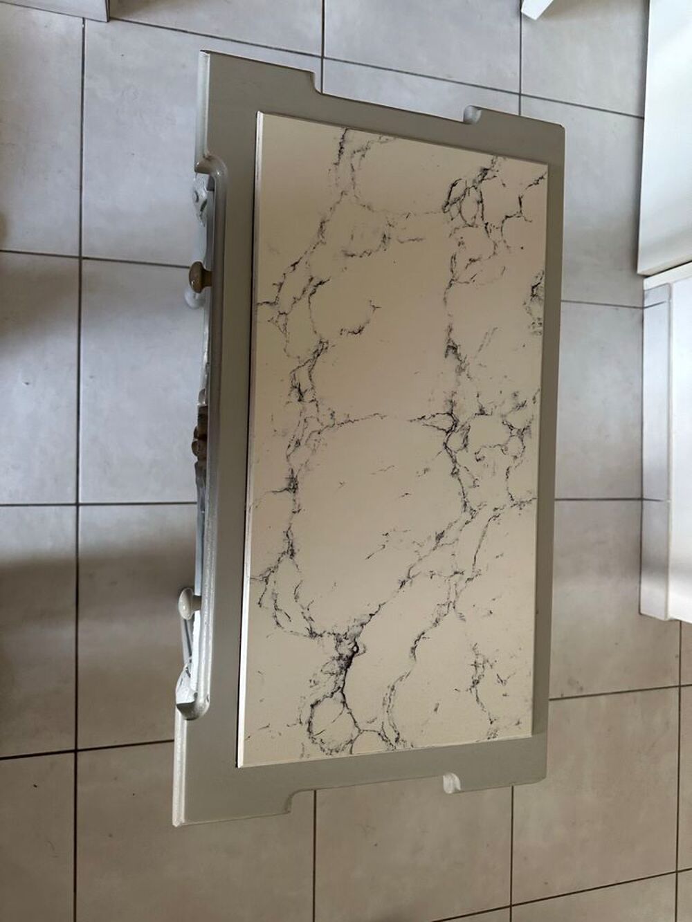 Console grise marbre Meubles