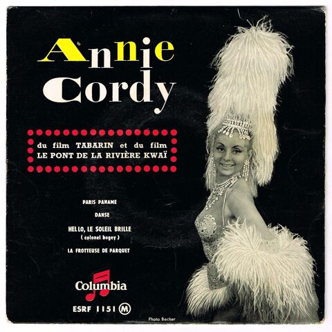 ANNIE CORDY - 45t EP - HELLO LE SOLEIL BRILLE - BIEM 1958 3 Tourcoing (59)