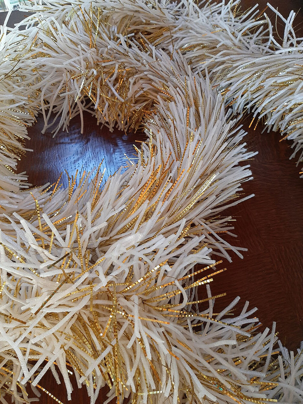 Guirlande Blanc et Or 2M50 D�coration