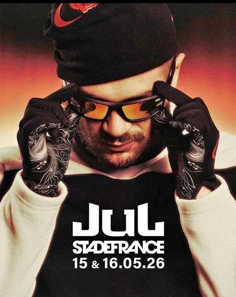 Vendre mon ticket pour le concert de JUL 80 Marseille 1 (13)