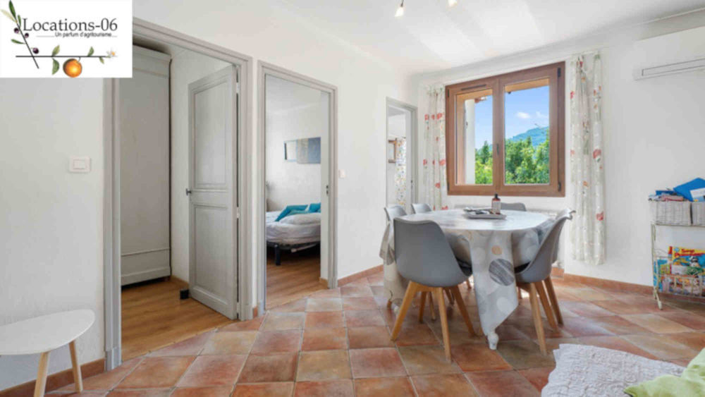 Location Appartement F3 MEUBLE EN VILLA PROCHE CANNES GRASSE SOPHIA & NICE Le bar-sur-loup