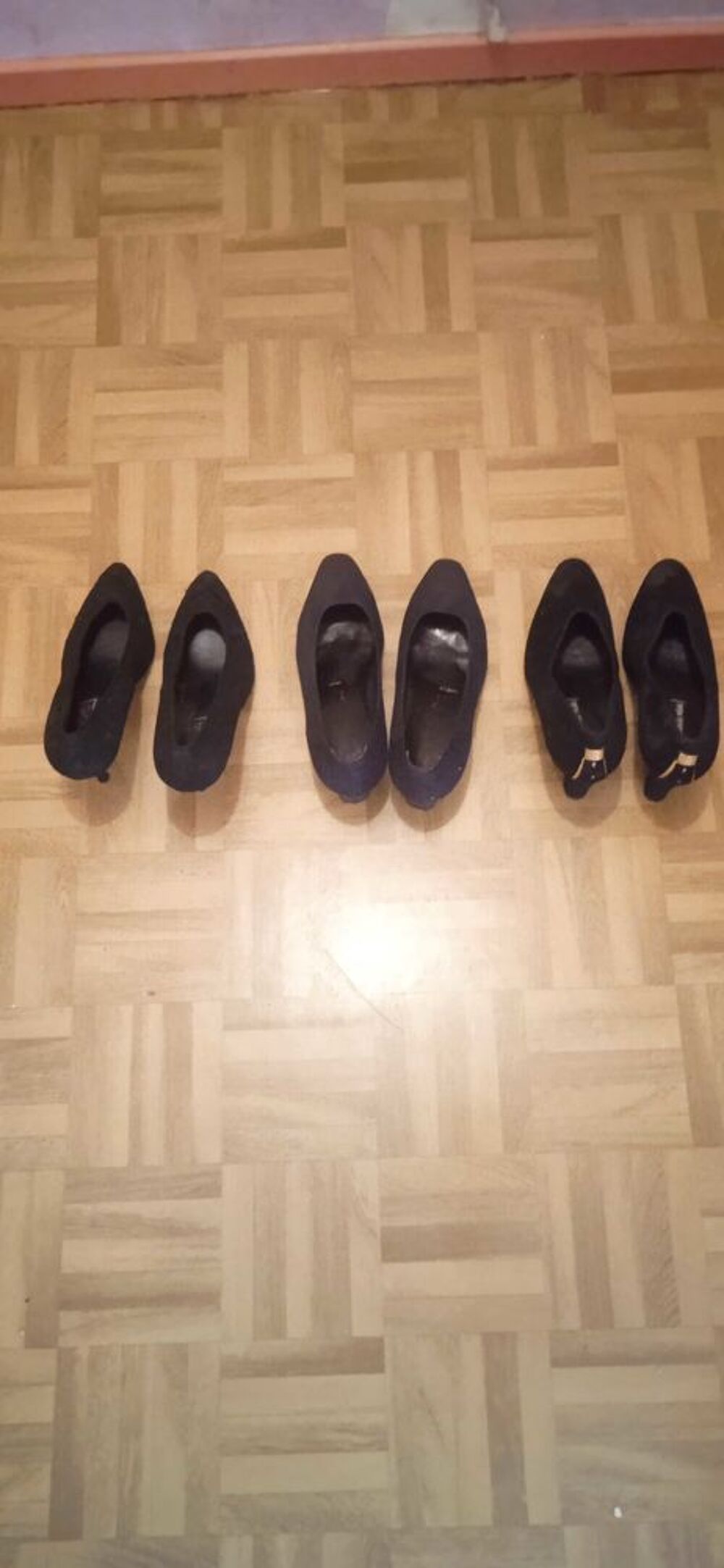 chaussures femmes talons couleur fonc&eacute;s taille 36-37 port&eacute;es une fois Chaussures