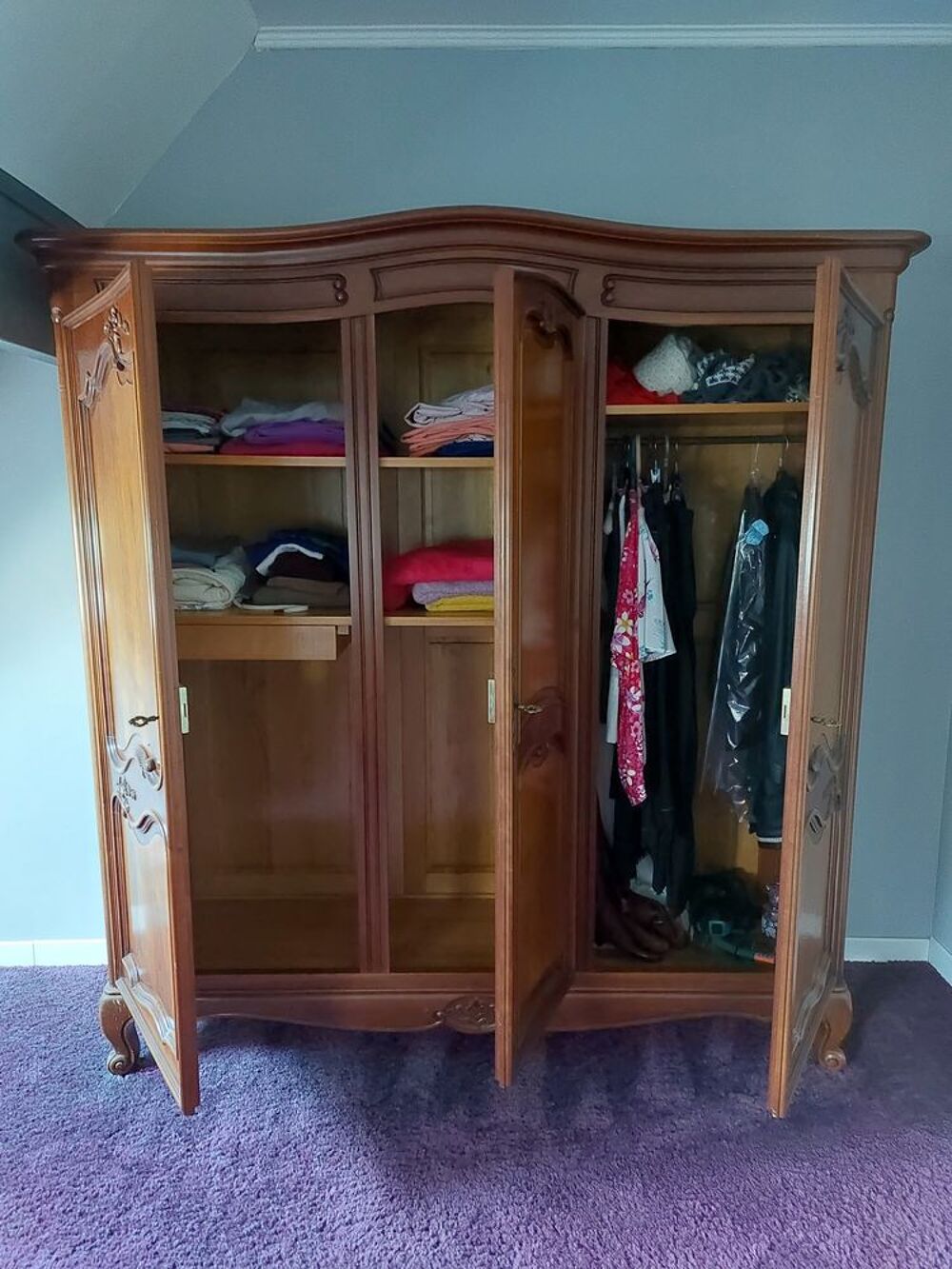 Armoire en merisier massif et kaori Meubles