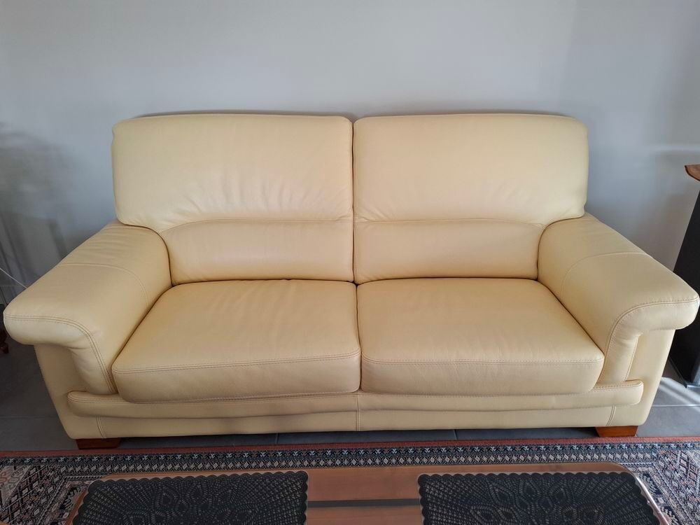Canap&eacute; cuir 
Meubles
