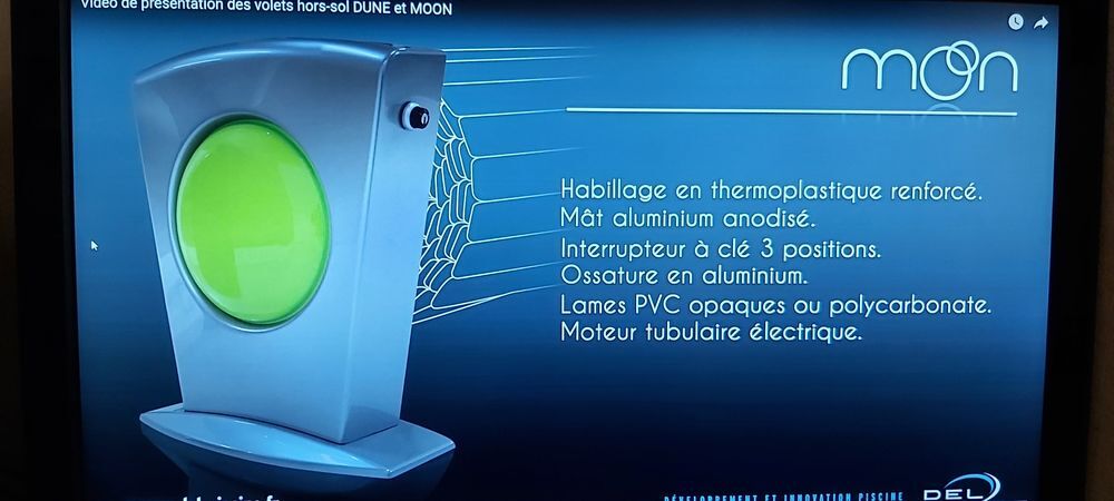 volet automatique pour piscine Jardin
