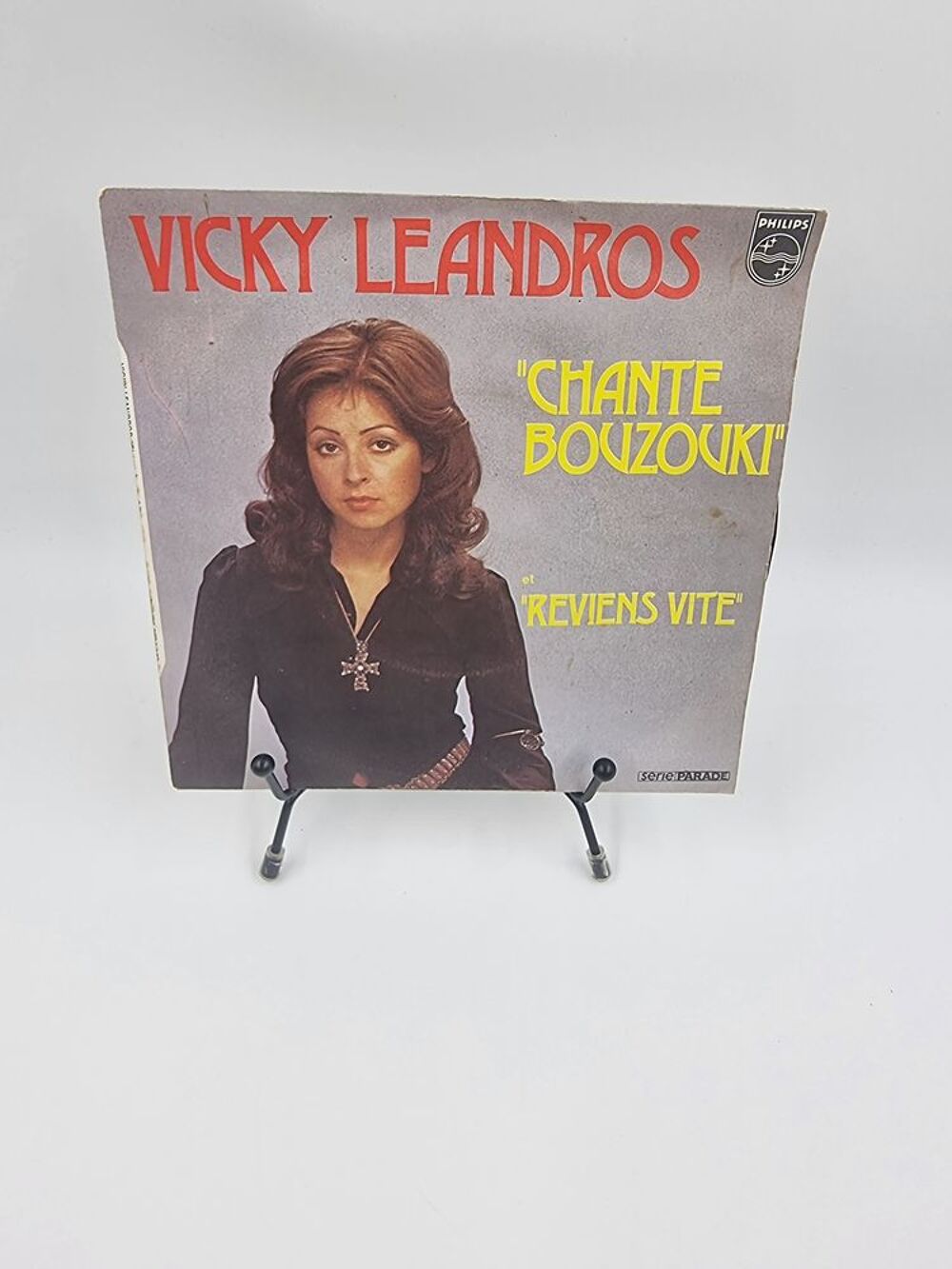 Vinyle 45 tours Vicky Leandros : Chante Bouzouki et Reviens CD et vinyles