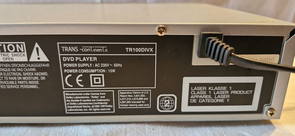Lecteur DVD/CD audio Trans-continents mod&egrave;le TR100
Photos/Video/TV