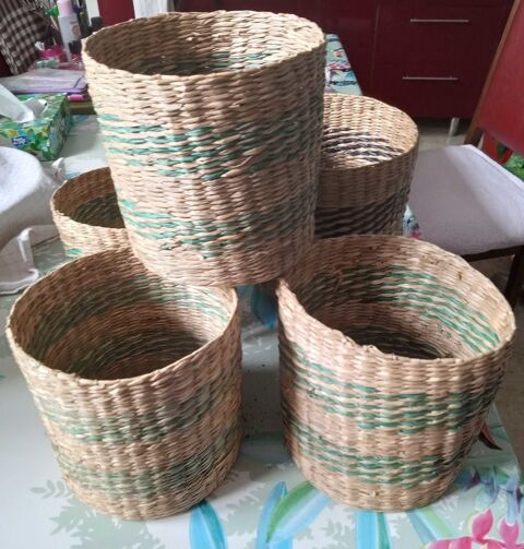 cache pot en paille Lille (59)