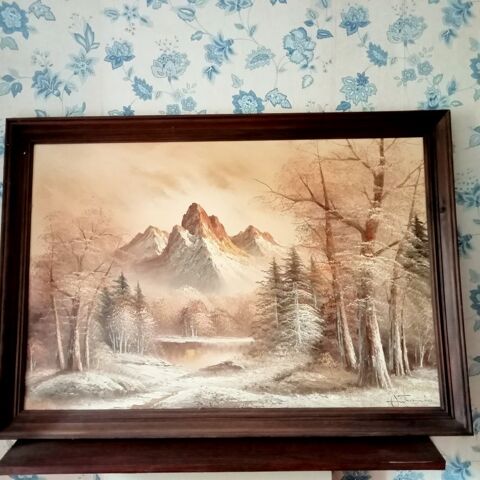 Tableau paysage montagne Saint-Laurs (79)