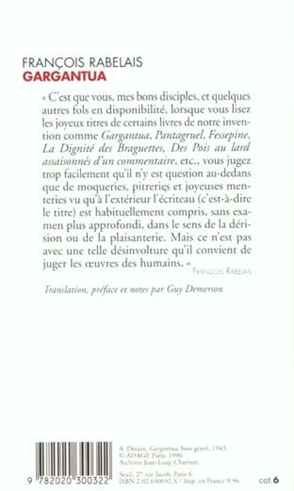 Gargantua Livres et BD