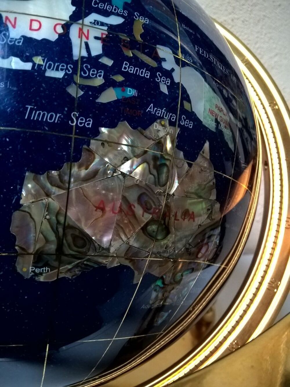 Globe terrestre Dcoration