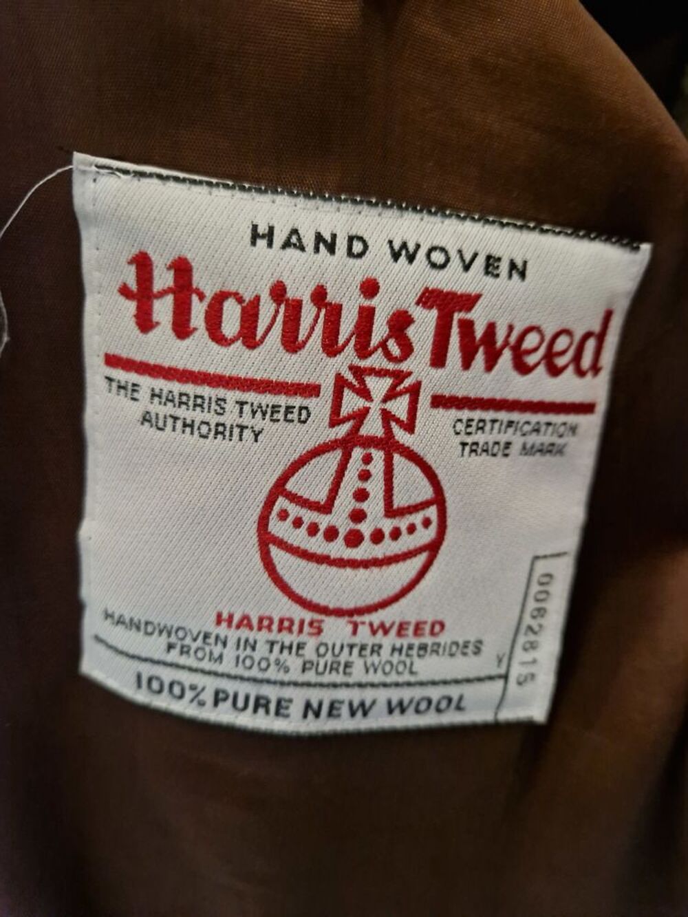 veste homme - marron avec rayures - HARRIS TWEED - taille 64 Vêtements