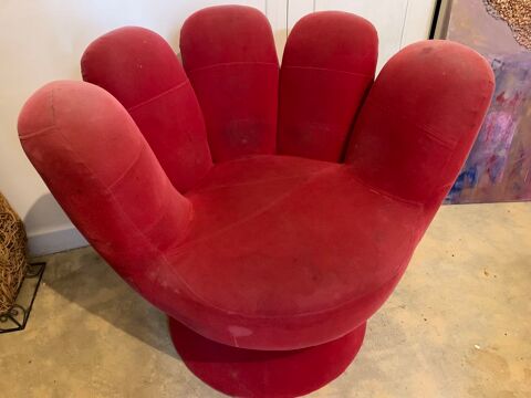 Fauteuil main pivotant vintage 390 Montpeyroux (63)
