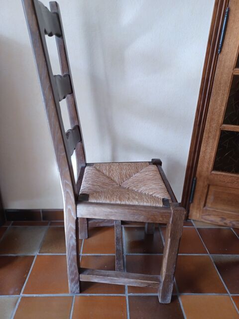 4 chaises rustique en chne massif 10 Dammarie-les-Lys (77)