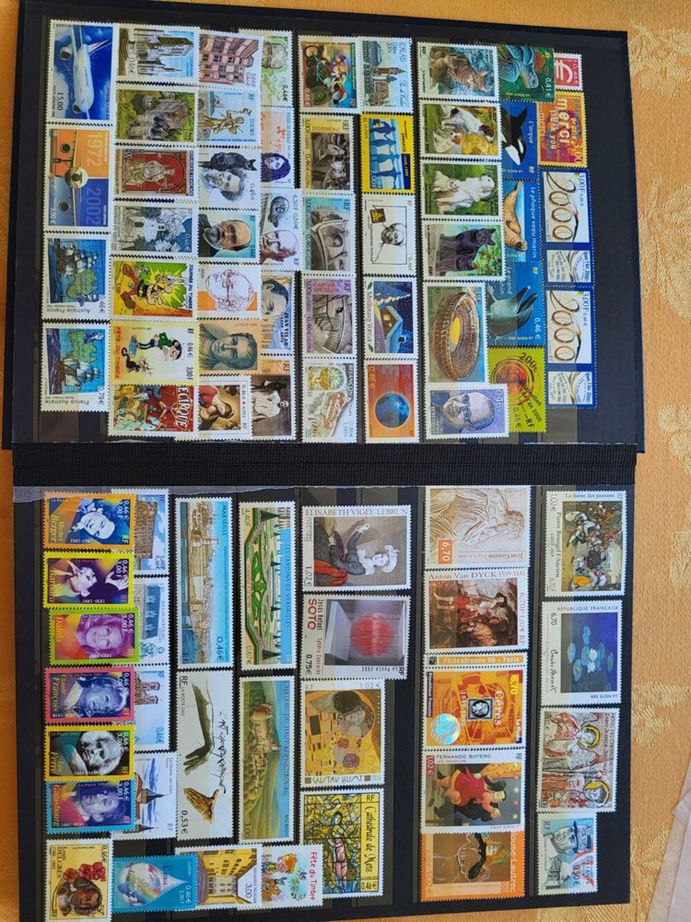 Collection de Timbres poste de France Europe et &agrave;‰trangers 