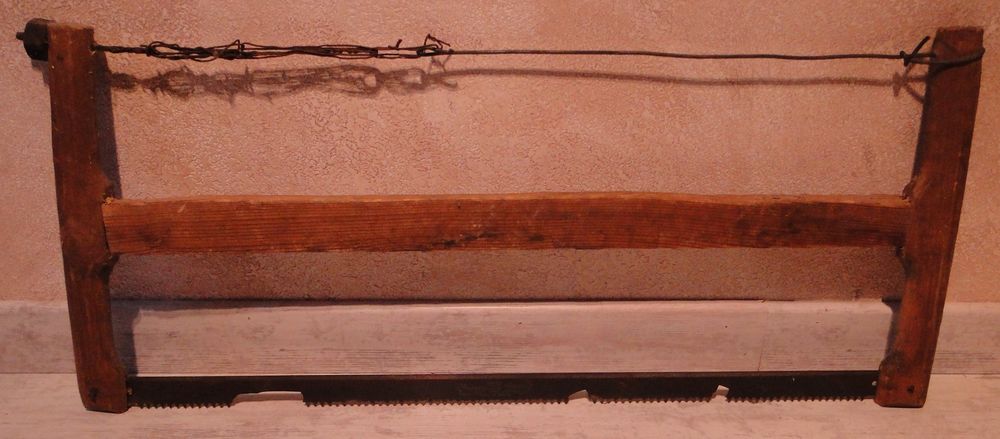Scie &agrave; tenons, en bois de 82 cm - Bon &eacute;tat Bricolage