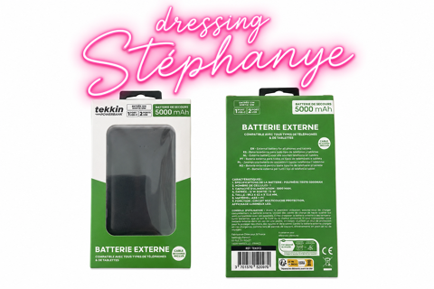 Batterie externe Tekkin 5000 mAh neuve Colondannes (23)