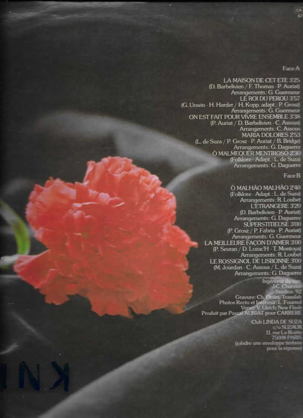 
Vinyle 33 T ,LINDA De SOUZA , L'&eacute;trang&egrave;re - Chants Gospels CD et vinyles