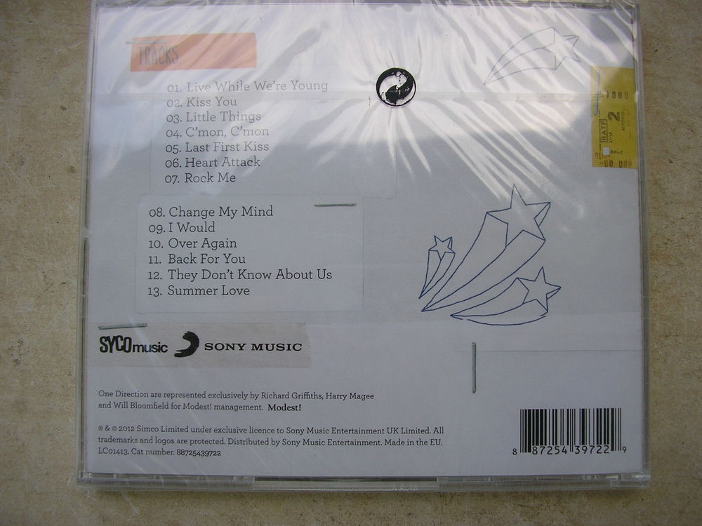 CD One Direction CD et vinyles