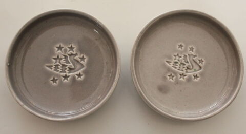 Coupelles c�ramique GIEN AIR FRANCE vintage 60 20 Issy-les-Moulineaux (92)