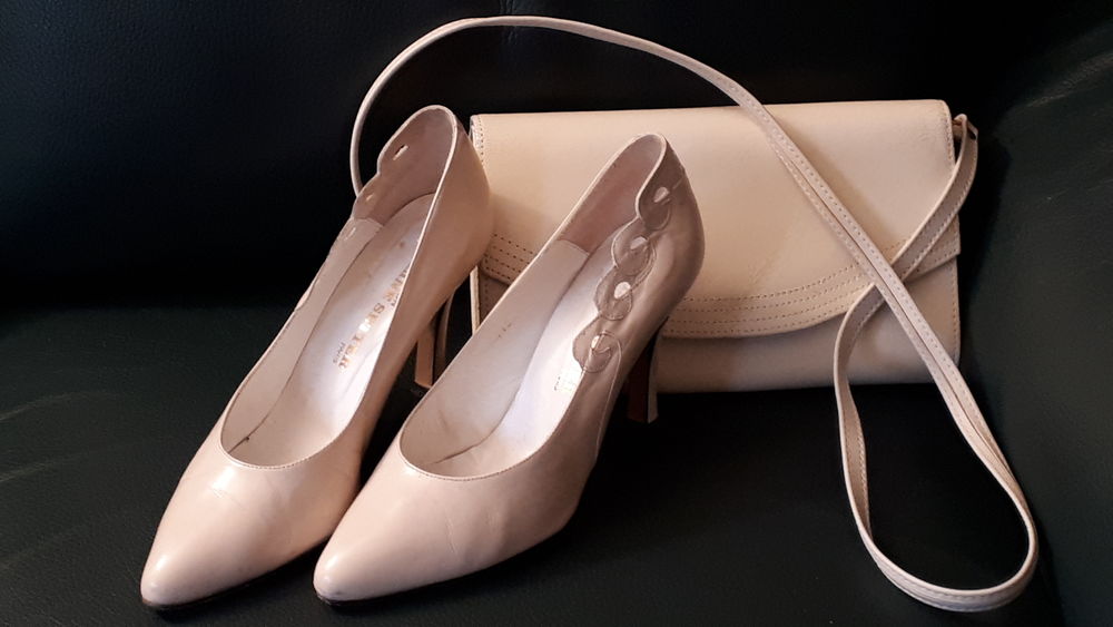 ESCARPINS CUIR IVOIRE Chaussures