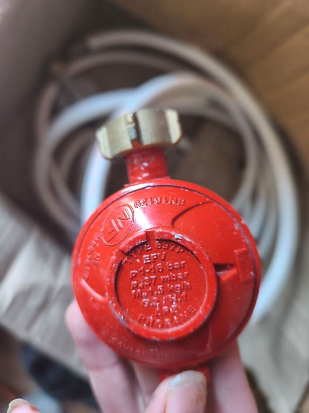 Lot de 5 d&eacute;tendeur et 5 tuyaux de gaz Bricolage