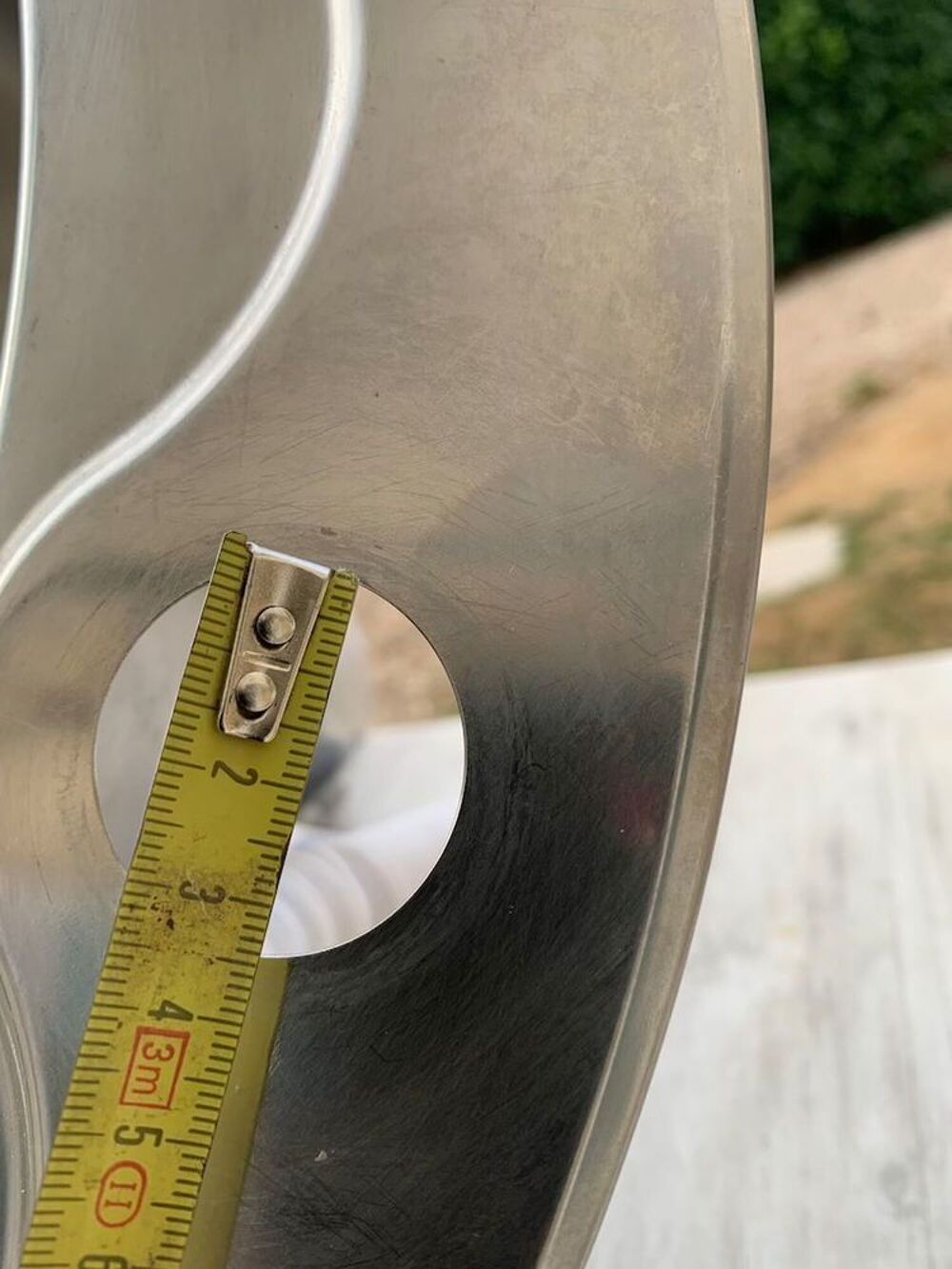 &Eacute;vier &agrave; encastrer en inox bac rond 49 cm avec vidange Bricolage