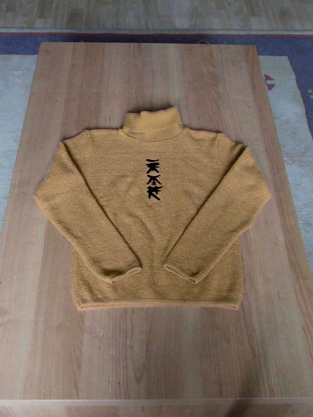 Pull col roul&eacute;, Caramel, Taille 1 (34 36) TBE Vêtements