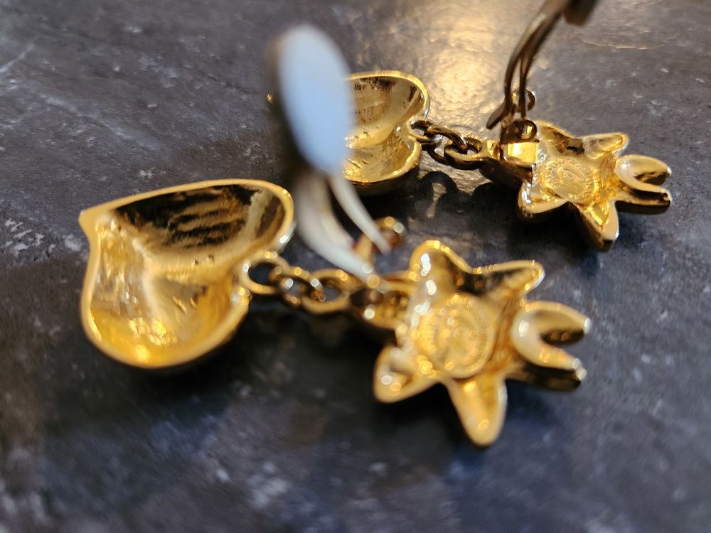 BO Clip Etoile pendant coeur Christian LACROIX Bijoux et montres