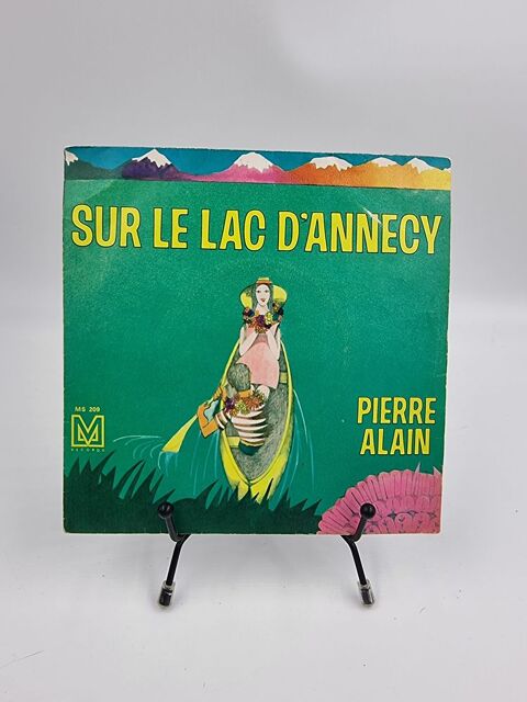 Vinyle 45 tours Sur le Lac d'Annecy Pierre Alain  2 Vulbens (74)