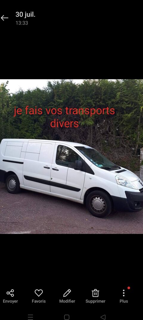 Transports divers, petits déménagements, livraisons 0 44400 Rez