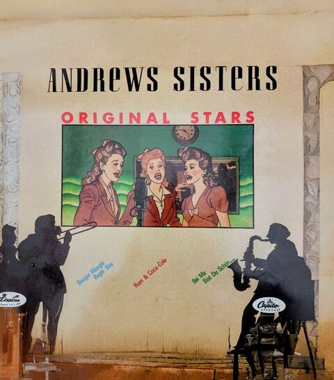 Vinyle LP The Andrews Sisters €  Original Stars €  Capitol Pathé Marconi 1984 20 Nice (06)