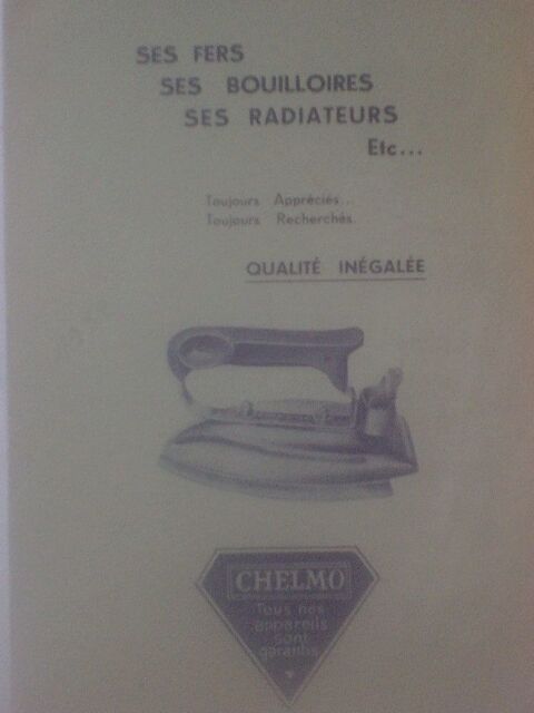 Pub Chelmo Fer Bouilloire Réchaud Radiateur Chaufferette 0 Nérac (47)