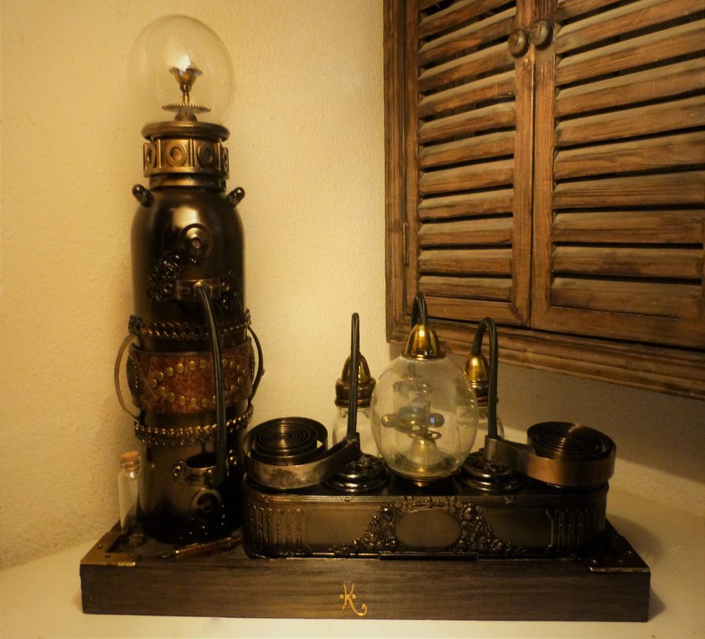Labo de Curiosit&eacute; "DR JEKYLL 1888" Steampunk Décoration