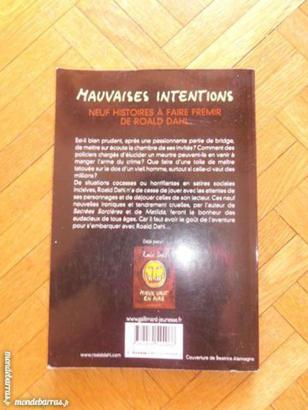 Mauvaises intentions (1) Livres et BD