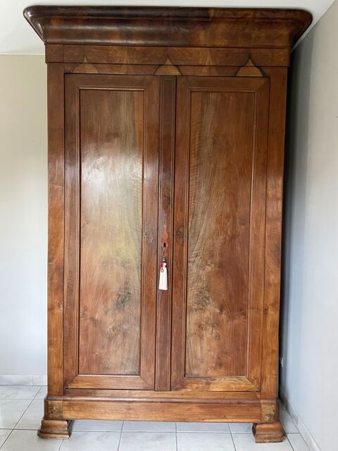 Armoire Lingre Louis-Philippe en noyer massif 120 Saint-Mdard-en-Jalles (33)