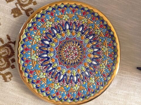 EMAUX ASSIETTES PEINTES MAINS 20 Palaiseau (91)