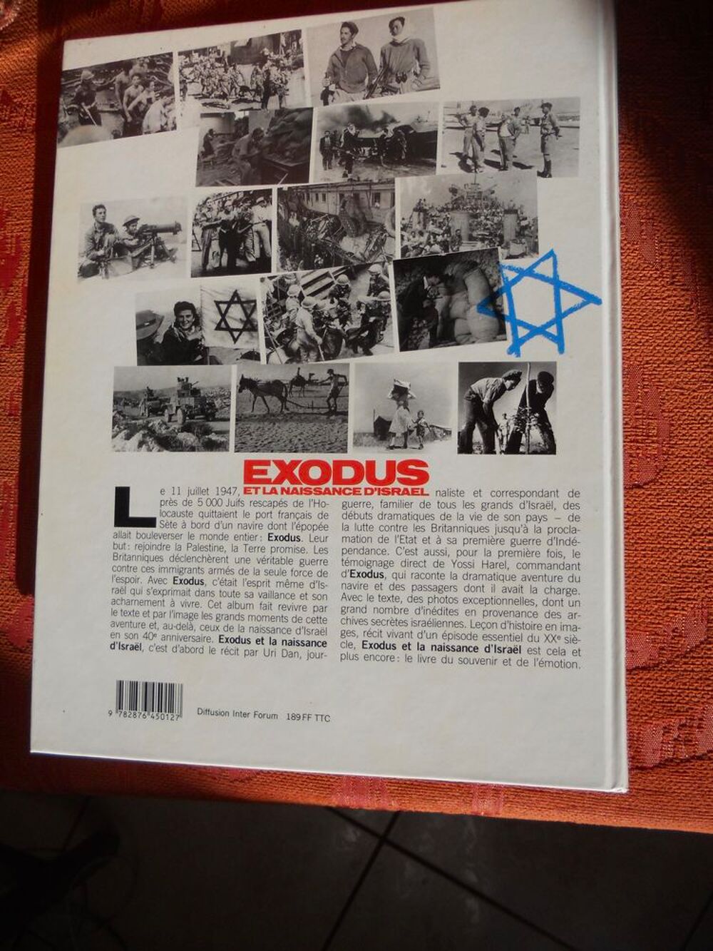 EXODUS ET LA NAISSANCE D'ISRAEL par URI DAN 1987 Livres et BD