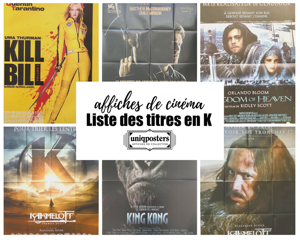 Affiches originales de cin&eacute;ma : Films en K 