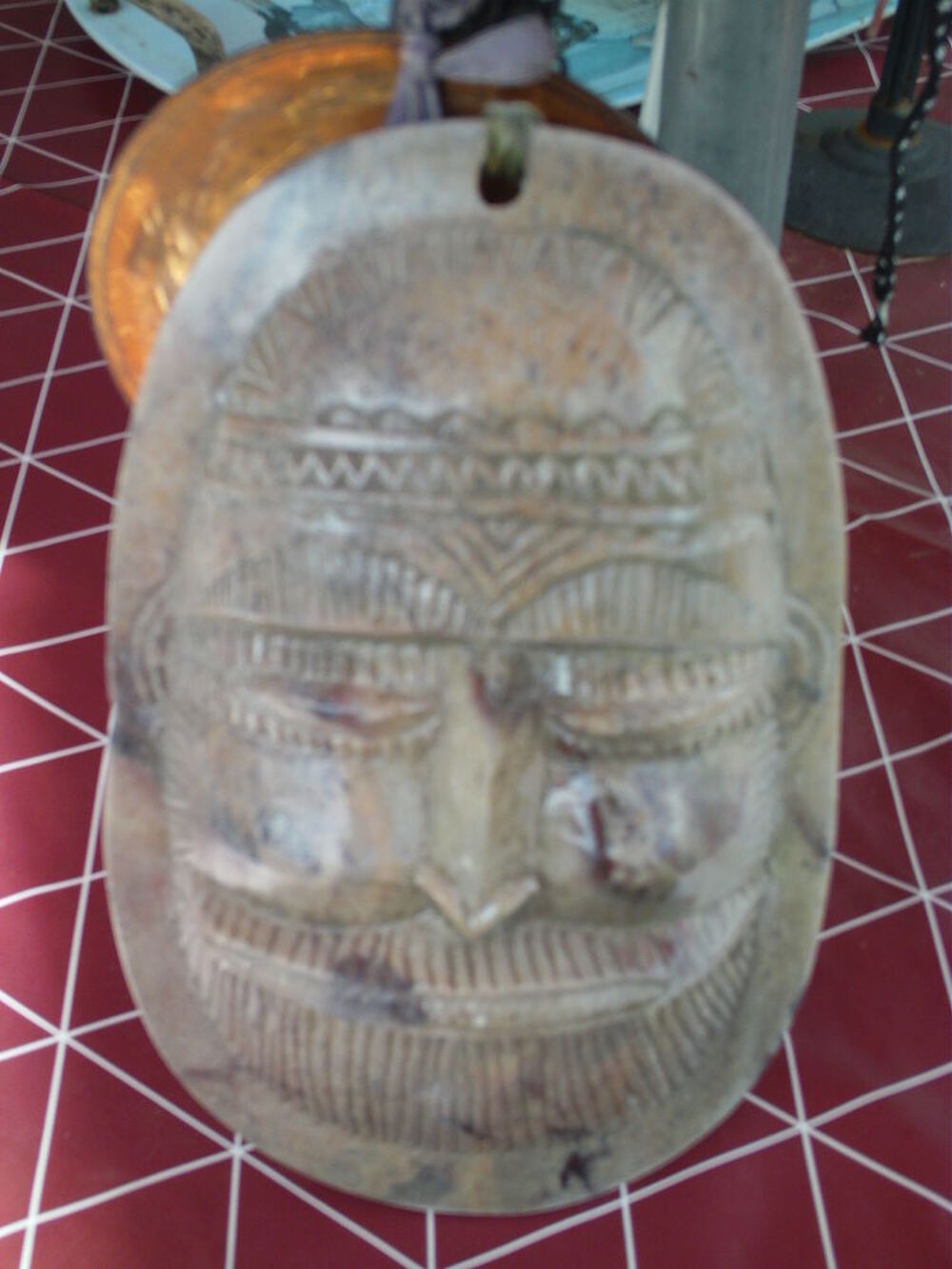 Beau masque antique en marbre N&deg; 617 